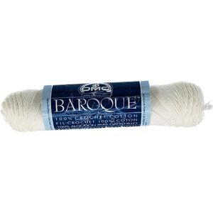 DMC Baroque Crochet Thread White 100% Cotton Super Mercerized Colorfast 165527